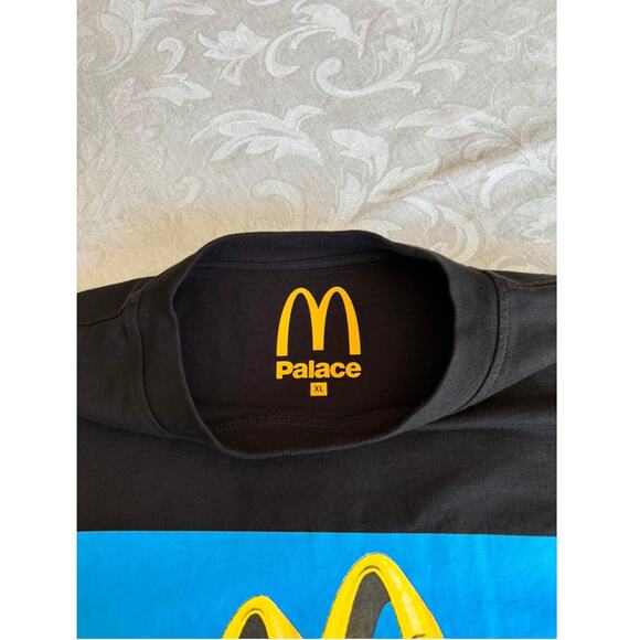 Palace Skateboards/McDonald’s T-Shirt Black Company Graphics Unisex XL - Picture 4 of 4